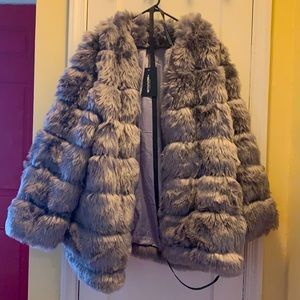 Faux Fur Coat